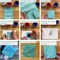 2-Piece Self-Adhesive Mandala Silk Screen Stencil Set (8.7 x 11 Inch) – Reusable Lotus Tree Moon Sun Mesh Transfer Templates for Wood, T-Shirts, Bags & DIY Fabric Painting